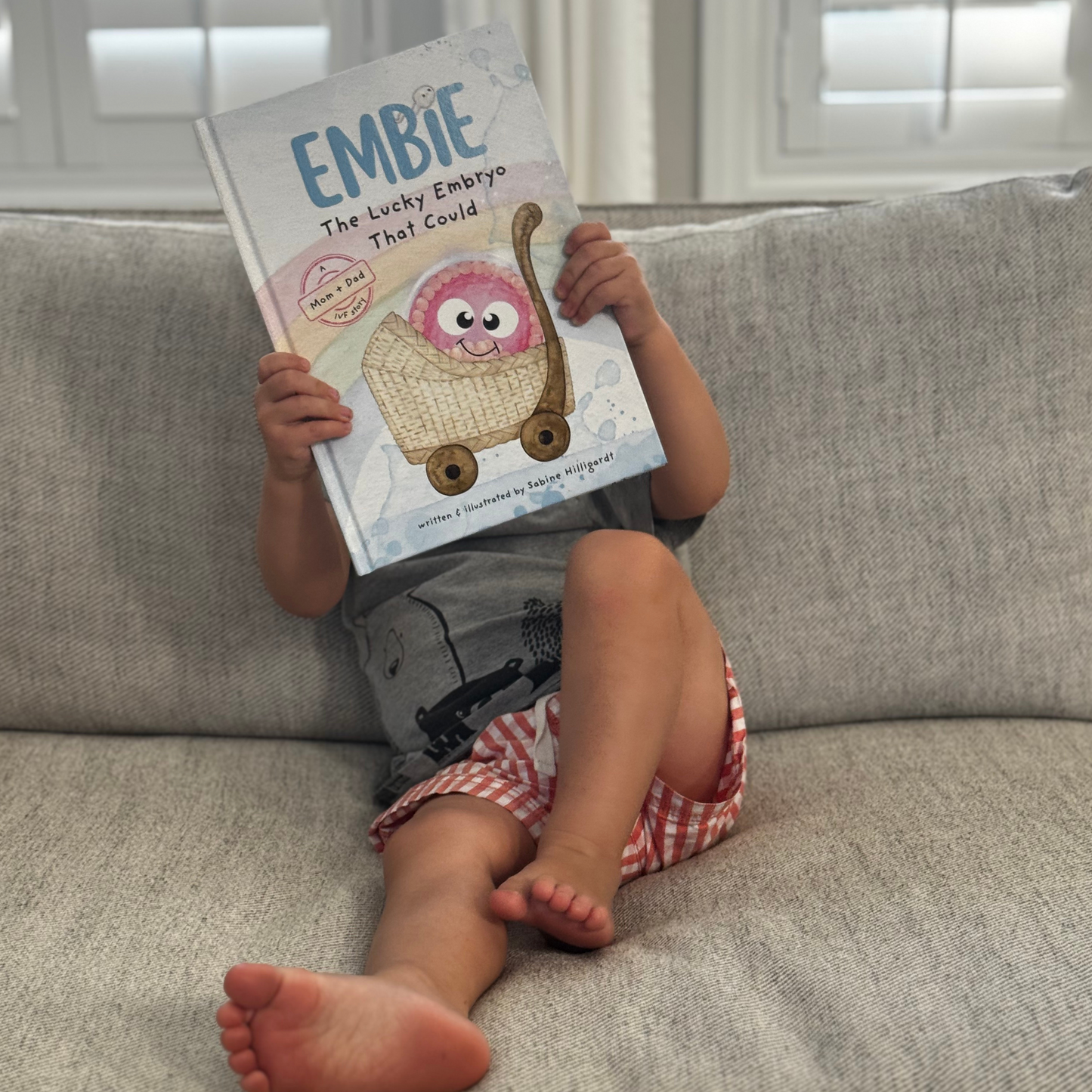 (Hardcover) Embie, The Lucky Embryo That Could: A Mom+Dad IVF Story (Ships in Dec.)
